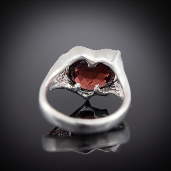 Beloved Ring with Garnet ~ One of a Kind