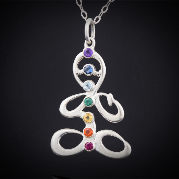 Chakra Ohm Lotus Necklace