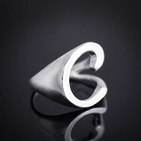 C Signet Ring