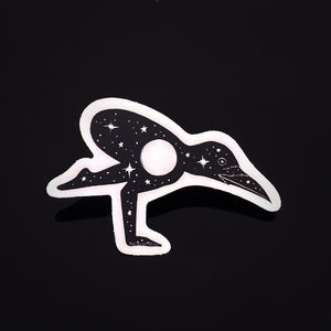 Crow Pose Sticker