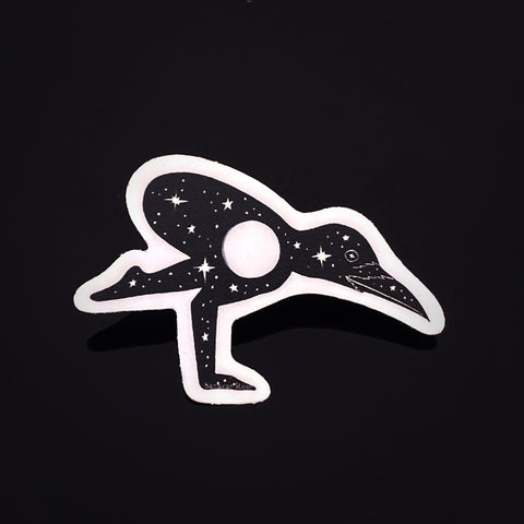 Crow Pose Sticker