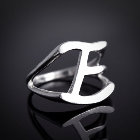 E Signet Ring