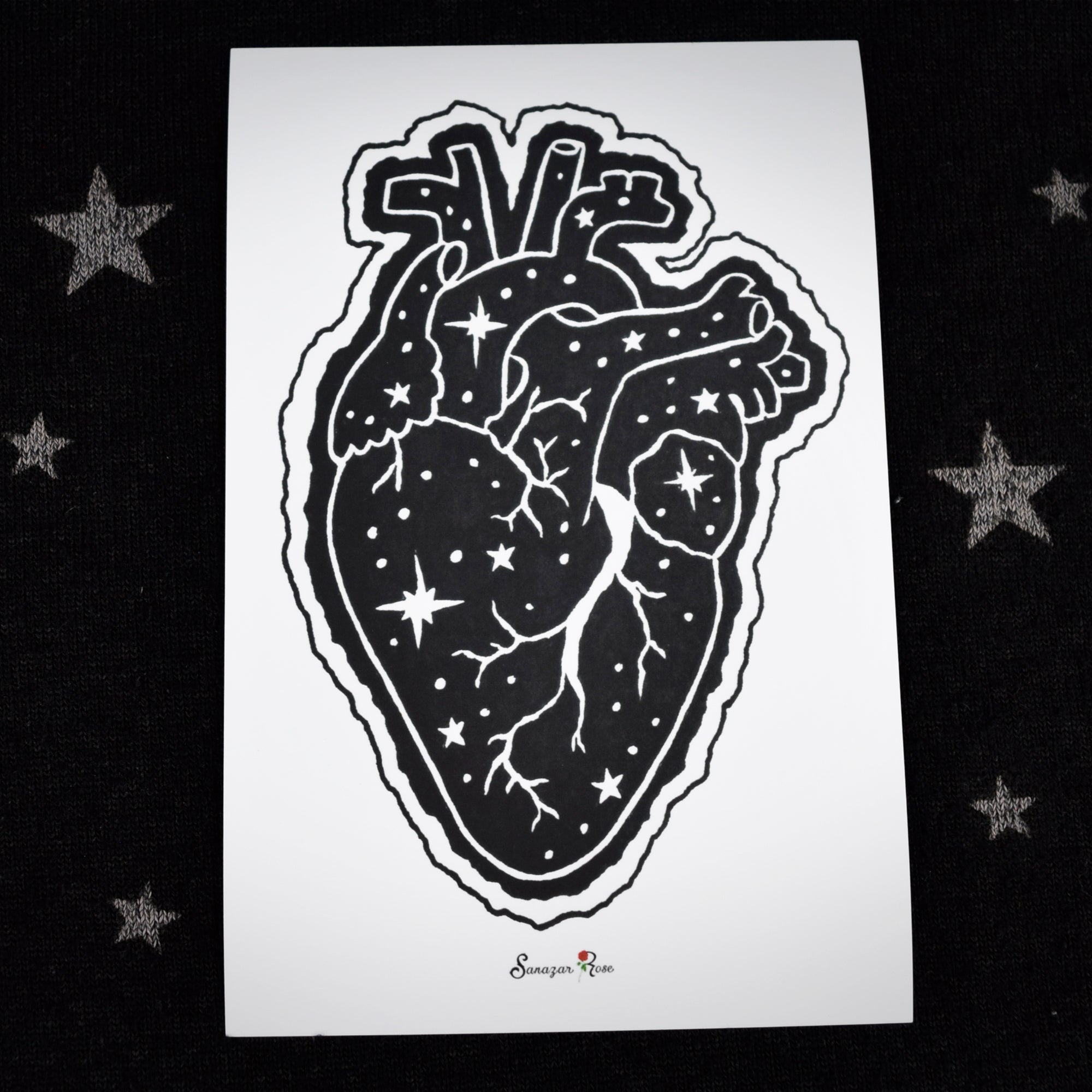 Eclipse Heart II ~ 6x4 Giclee Print