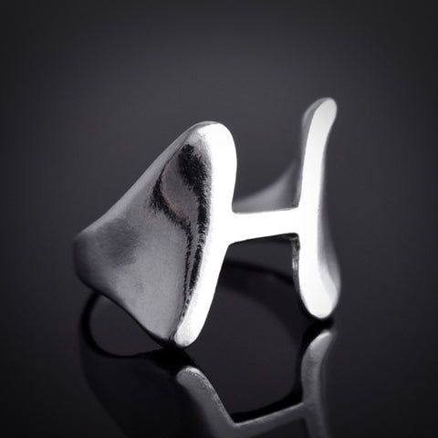 H Signet Ring