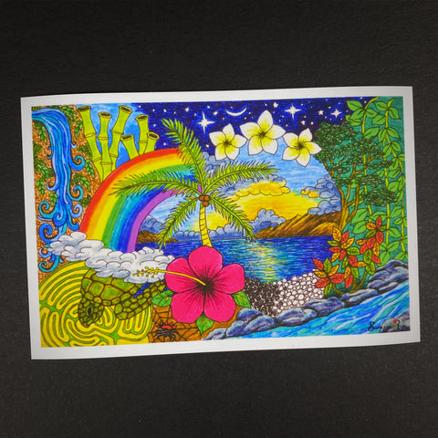 Hawaii ~ 6x4 Giclee Print