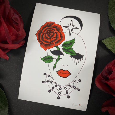 Mask ~ 6x4 Giclee Print