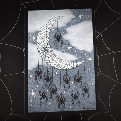 It's Raining Spiders ~ 6x4 Giclee Print