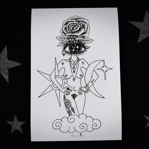 Jazmine ~ 6x4 Giclee Print