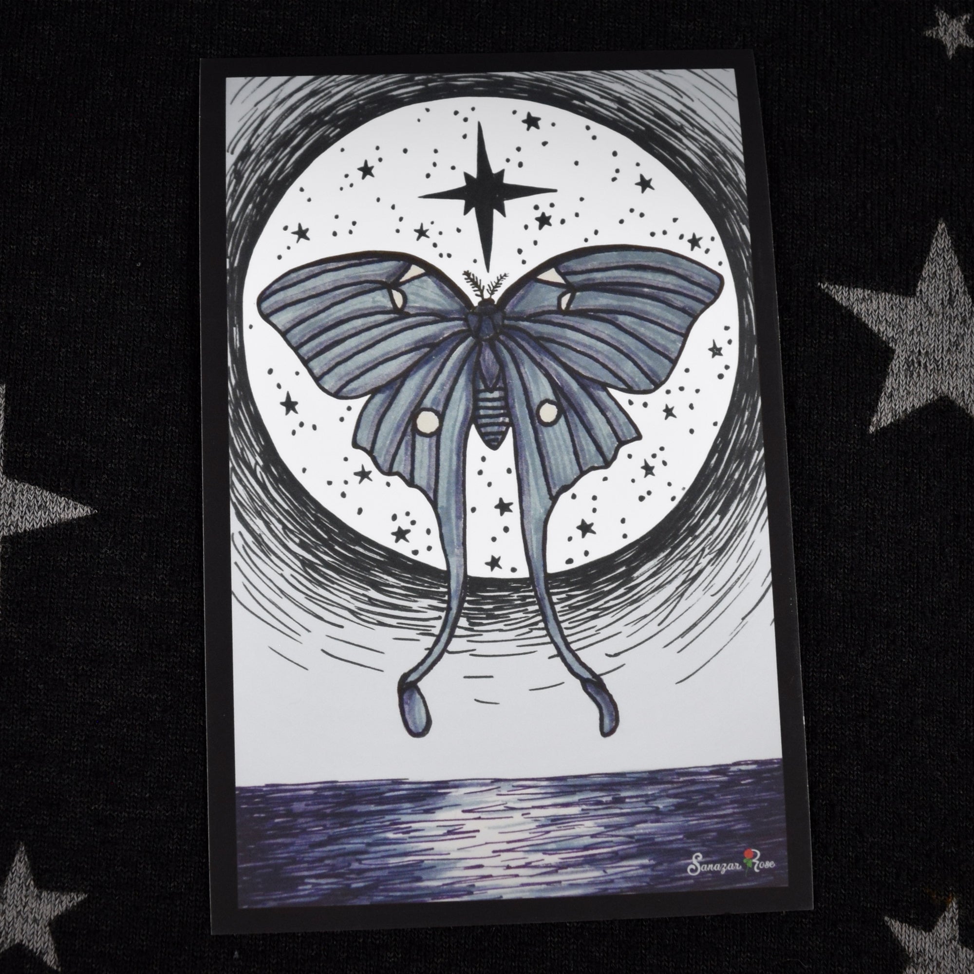 Luna Moth ~ 6x4 Giclee Print