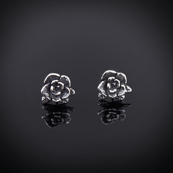 Mini Rose Stud Earrings