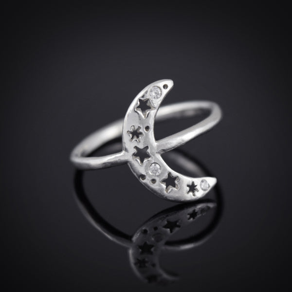 Crescent Moon Ring