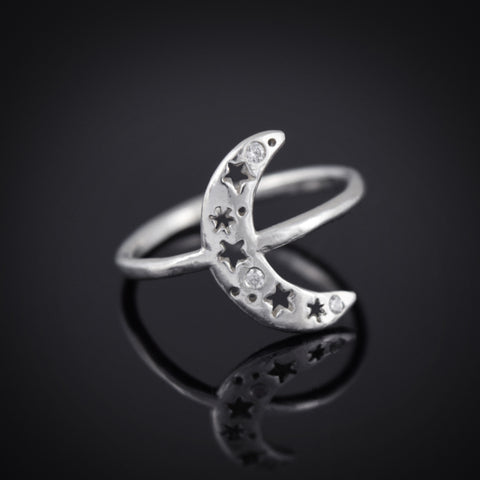 Crescent Moon Ring