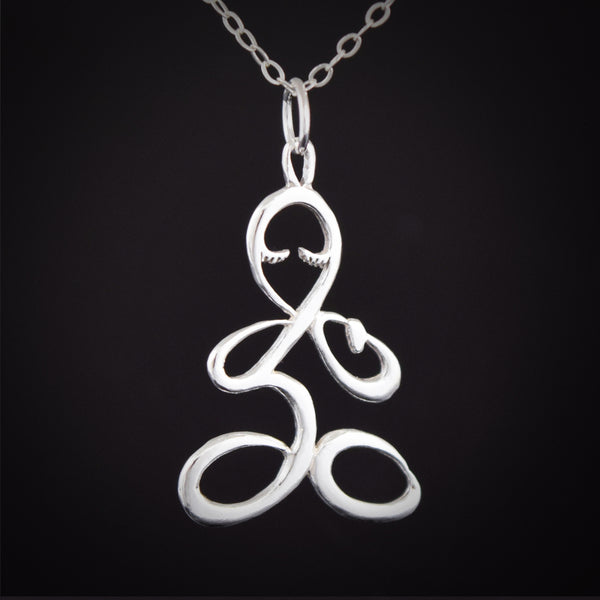 Ohm Lotus Necklace