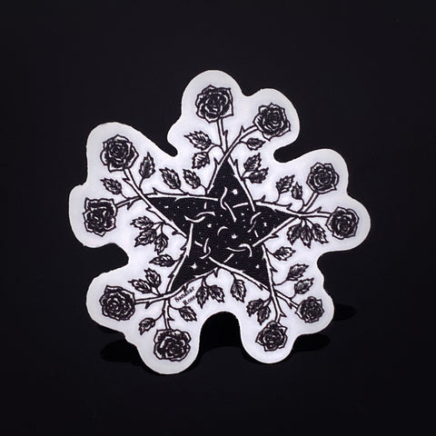 Rose Star Sticker