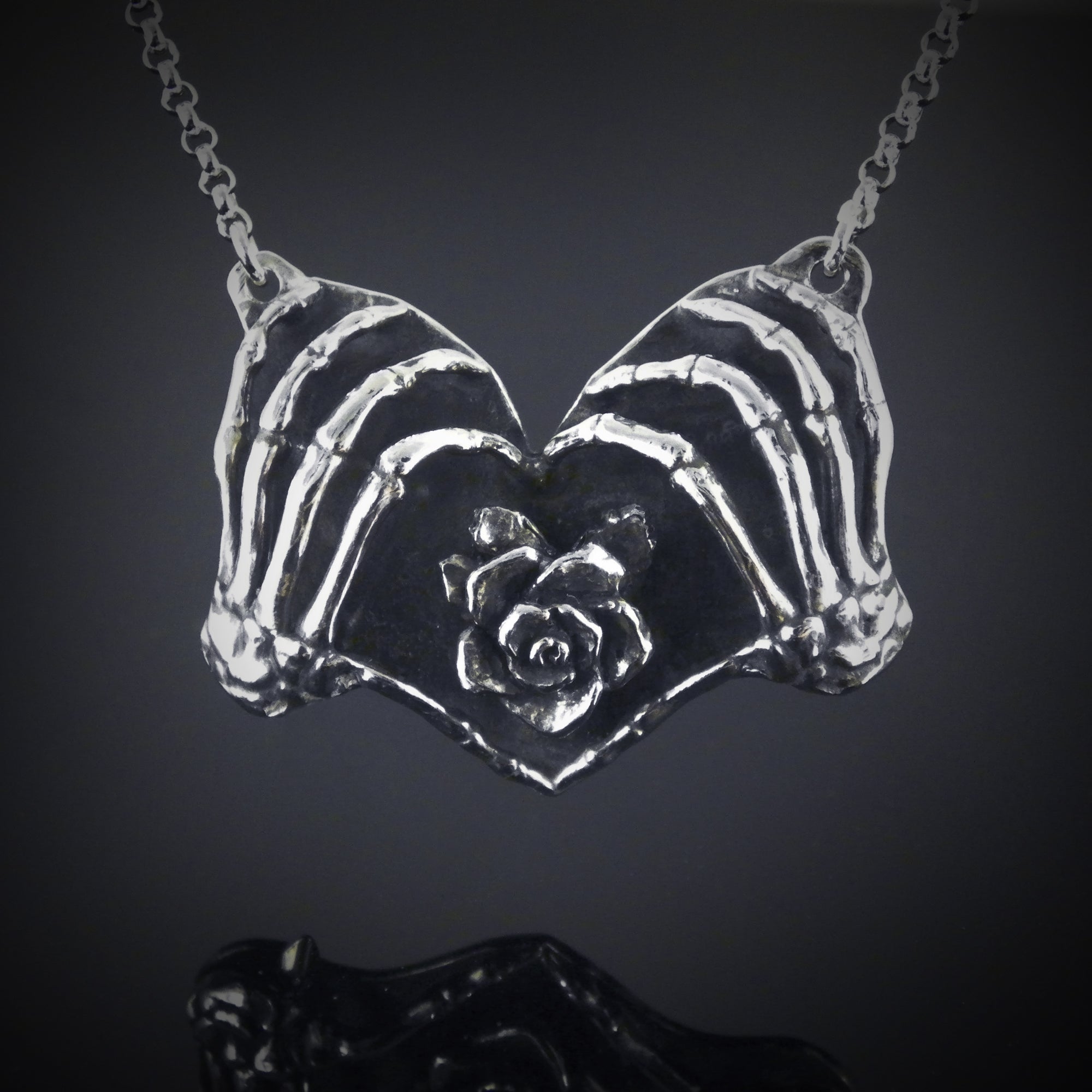 Skeleton Hand Heart - One of a Kind