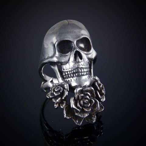 Skull Rose Ring