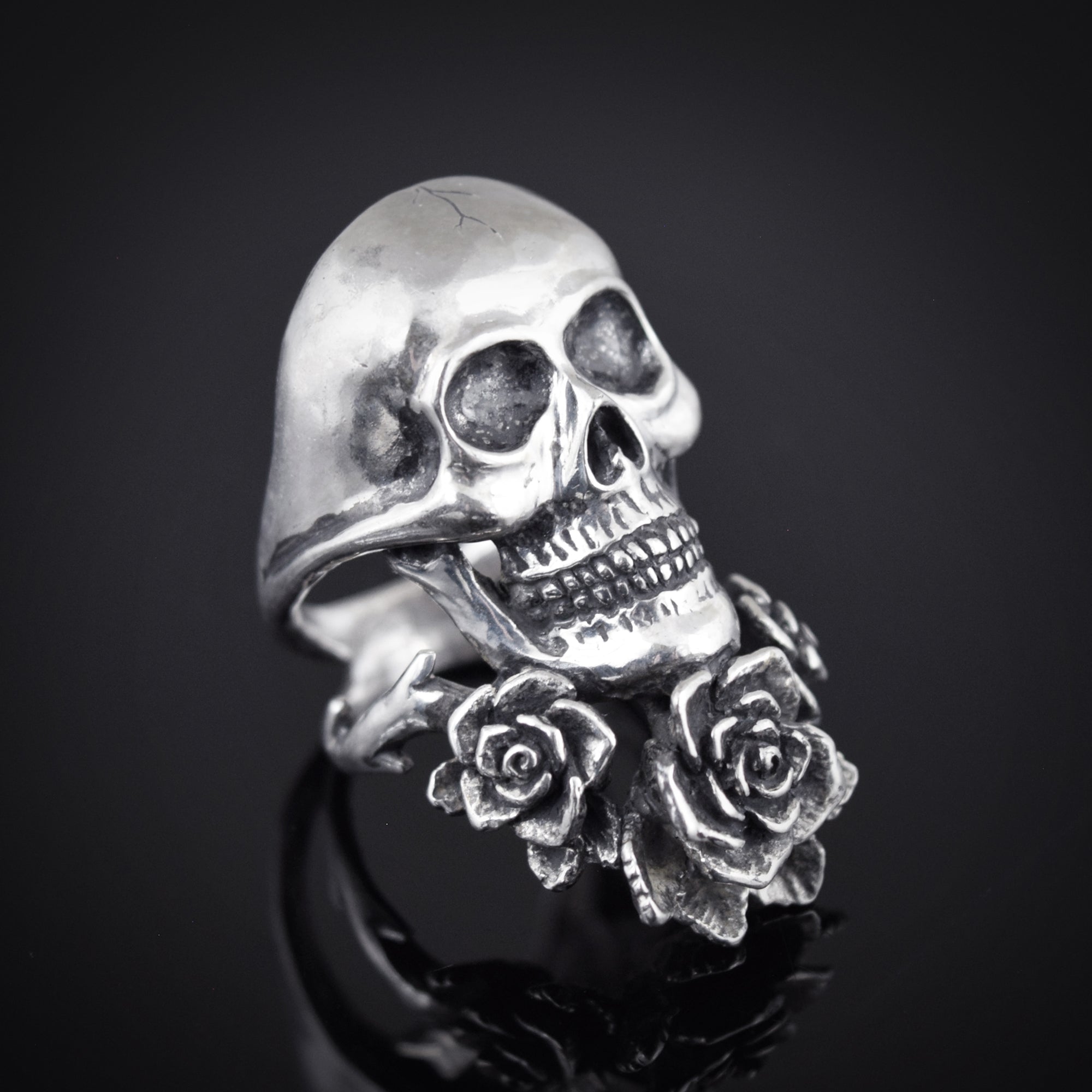 Skull Rose Ring