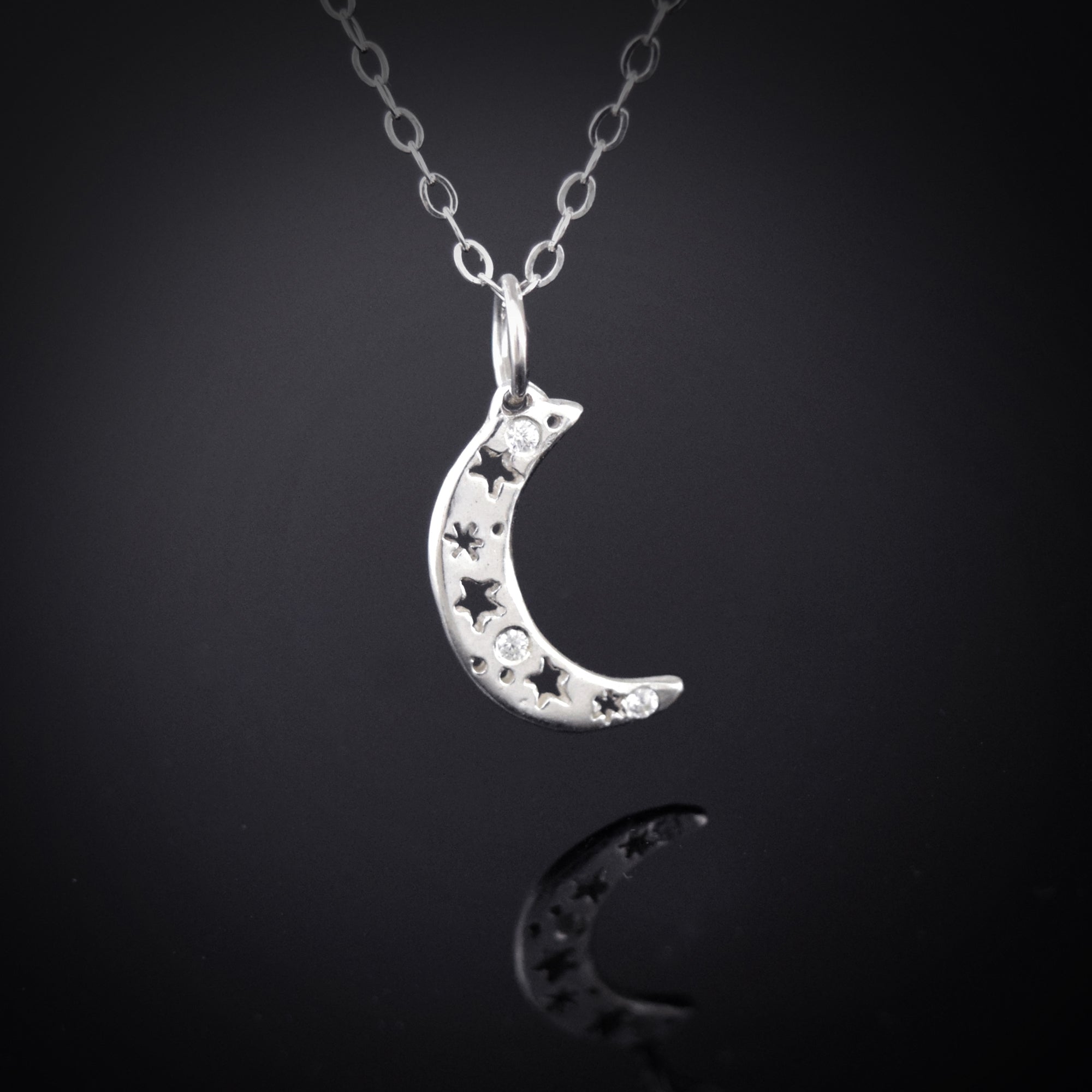 Small Moon Necklace