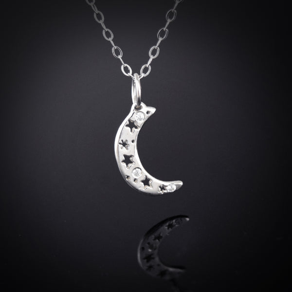 Small Moon Necklace