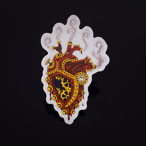 Steampunk Heart Sticker