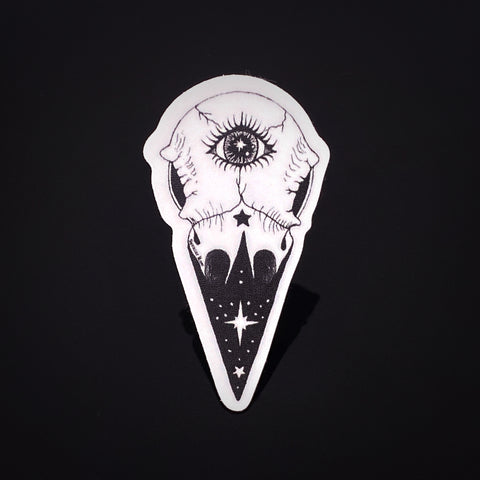 Third Eye Raven Sticker