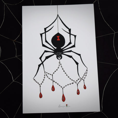 Widow ~ 6x4 Giclee Print