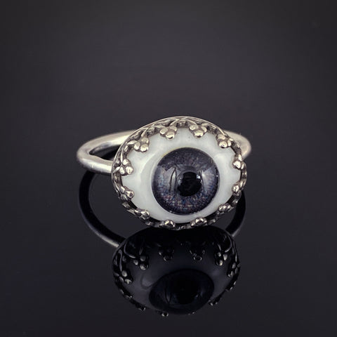 Large Gray Eye Ring