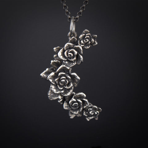Rose Moon Necklace
