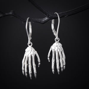 Skeleton Hand Earrings