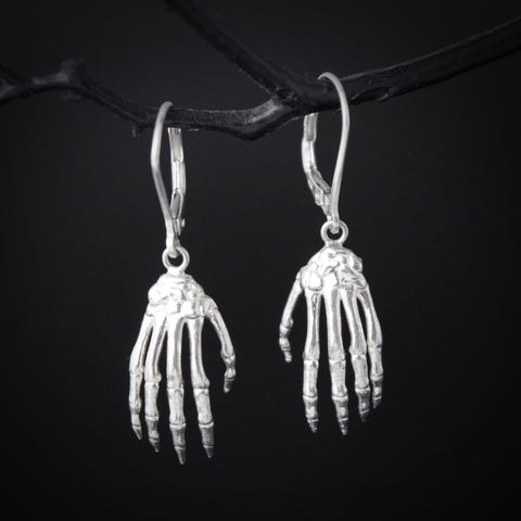 Skeleton Hand Earrings