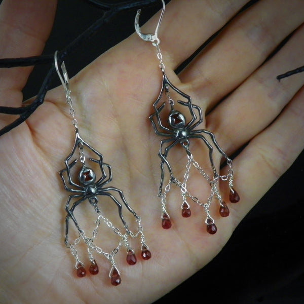 Widow Earrings
