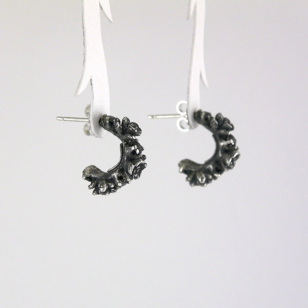 Black Rose Earrings