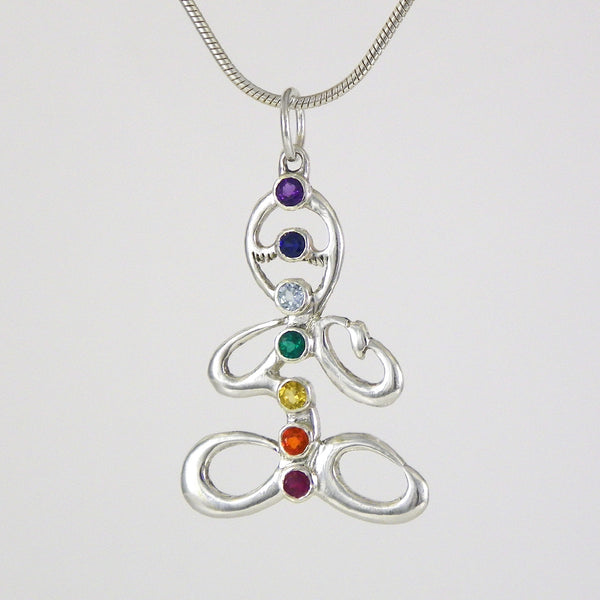 Chakra Ohm Lotus Necklace