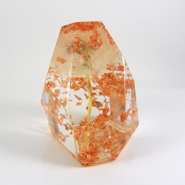 Copper Dandelion Resin Crystal