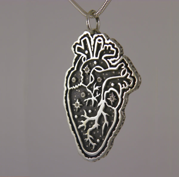 Eclipse Heart Pendant - One Of A Kind