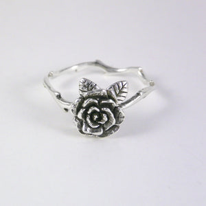 Flowing Mini Rose Ring