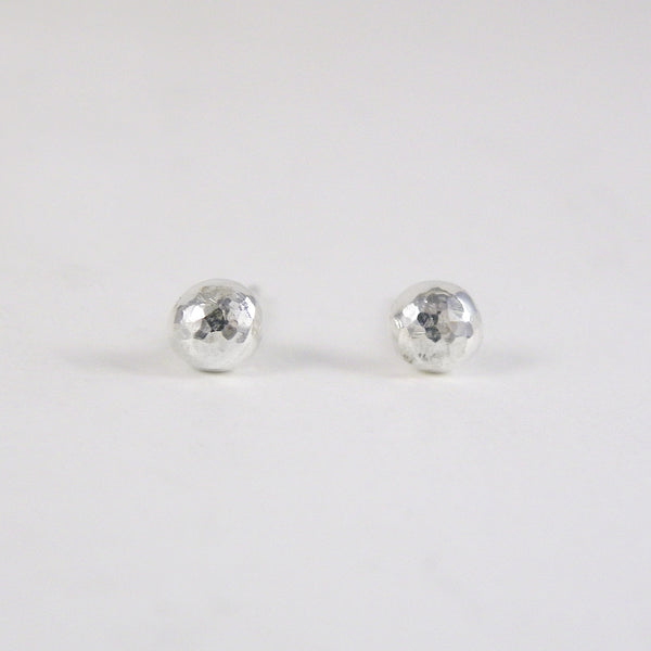 Hammered Ball Stud Earrings