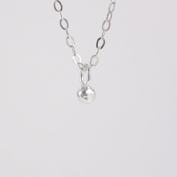 Hammered Ball Necklace