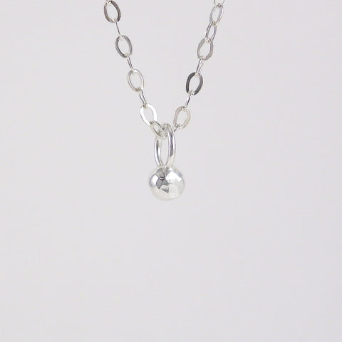 Hammered Ball Necklace