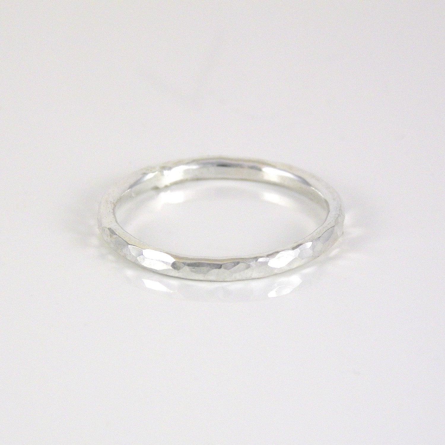 Hammered Silver Ring