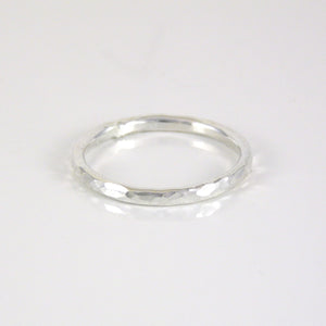 Hammered Silver Ring