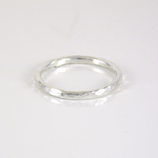 Hammered Silver Ring