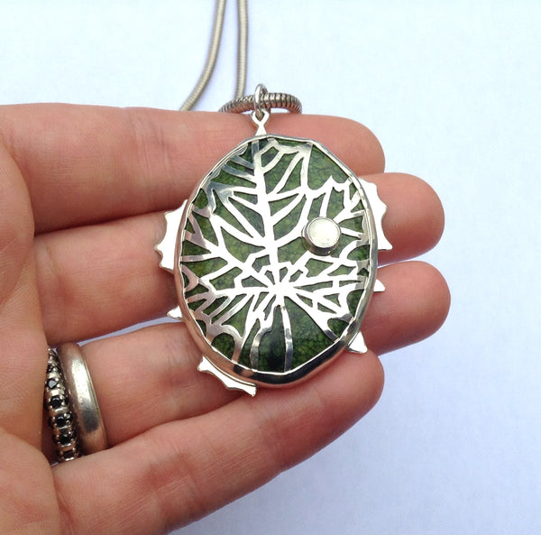 Leaf Pendant - One Of A Kind