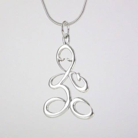 Ohm Lotus Necklace