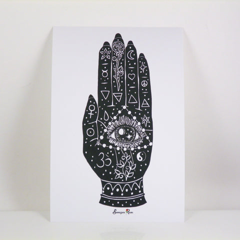 Palmistry ~ 6x4 Giclee Print
