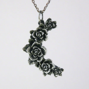 Rose Moon Necklace