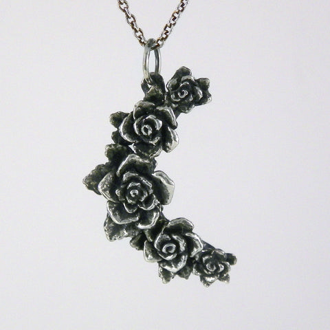 Rose Moon Necklace