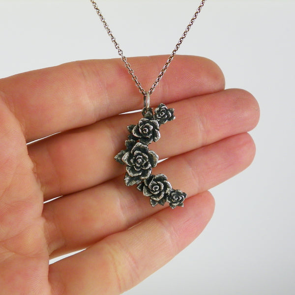 Rose Moon Necklace