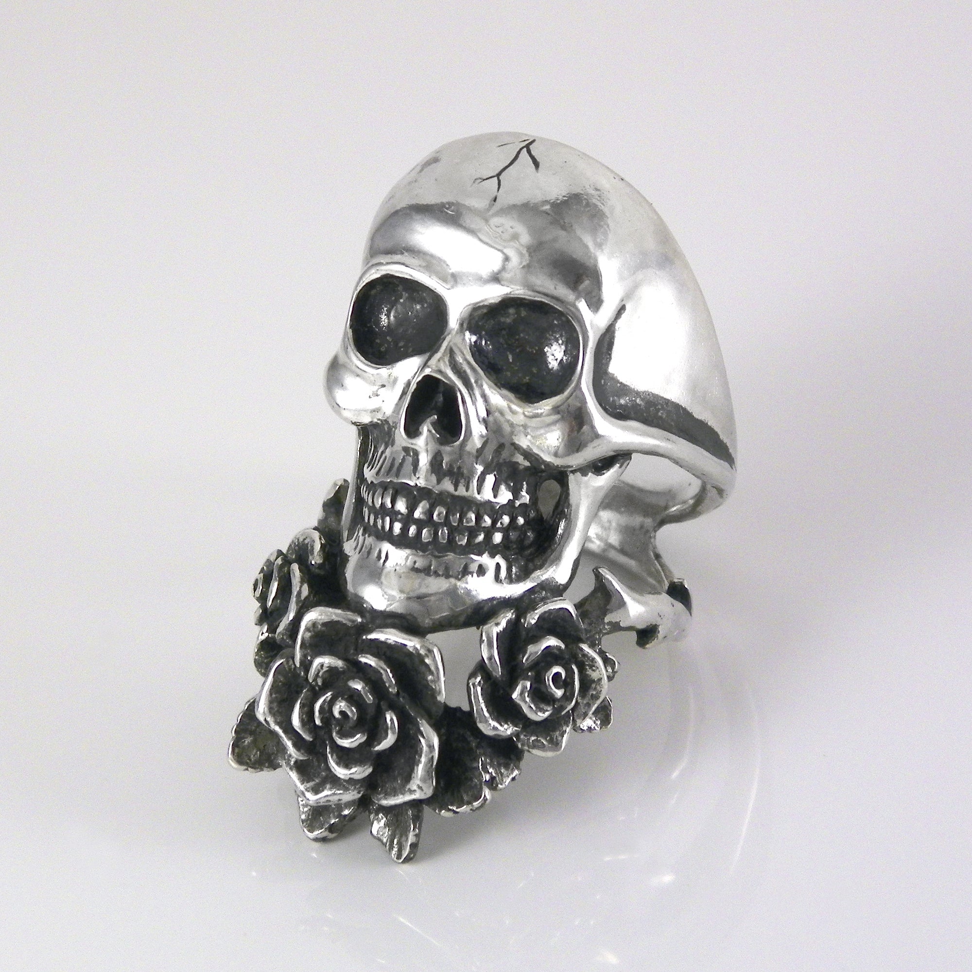 Skull Rose Ring