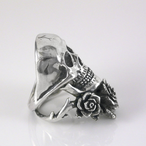 Skull Rose Ring